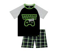 Harry Bear Boys Pyjamas, Gamer Pjs for Boys, Summer Gaming Pyjamas, Black 11-12 Years