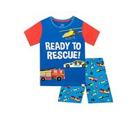 Harry Bear Boys Pyjamas Rescue Vehicle Blue 7-8 Years