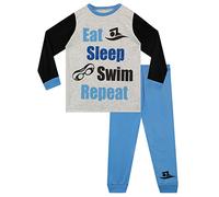 Harry Bear Boys Pyjamas Swimmer Blue 8-9 Years