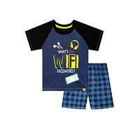 Harry Bear Boys Short Pyjamas WiFi Blue 6-7 Years