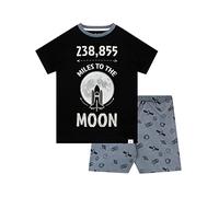 Harry Bear Boys Shorts Pyjamas Space Black 7-8 Years