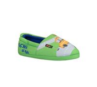 Harry Bear Boys' Soft Fleece Winter Slippers - Green 7