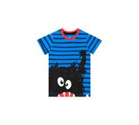 Harry Bear Boy's Stripe Monster T-Shirt in Blue | Size: 18-24 m Harry Bear Blue 18-24 m