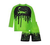 Harry Bear Boys Swimming Costume | Gaming Boys Swim Set | Boys 2 Piece Swim Set | Green 6-7 Years