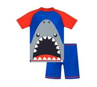 Harry Bear Boys Swimming Costume | Shark Boys Swim Set | Boys 2 Piece Swim Set | Blue 4-5 Years