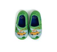 Harry Bear Boy's Transport Slippers in Light Green | Size: Infant 6 Harry Bear Light Green Infant 6