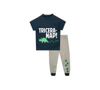 Harry Bear Boy's Tricera Nap Dino Pyjamas in Blue | Size: 7-8 Years Harry Bear Blue 7-8 Years