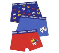 Harry Bear Boys Underwear 3 Pack, Gaming Multipack Boys Pants, Gamer Pack Of 3 Kids Underwear, Multicolour 9-10 Years