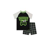Harry Bear Boy's Weekend Warrior Gaming Pyjamas in Green | Size: 8-9 Years Harry Bear Green 8-9 Years
