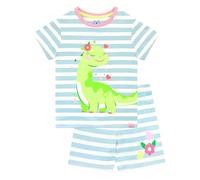 Harry Bear Dinosaur Pyjamas | Short Girls Pyjamas | Dinosaur Pjs For Girls | Blue 3-4 Years