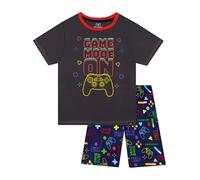 Harry Bear Gaming Pyjamas | Short Sleeve Boys Pyjamas | Gamer Pjs For Boys | Pyjama Set For Summer | Blue 7-8 Years
