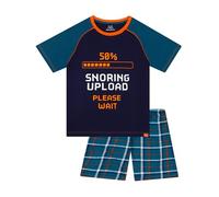 Harry Bear Gaming Pyjamas | Short Sleeve Boys Pyjamas | Gamer Pjs For Boys | Pyjama Set For Summer | Navy 6-7 Years