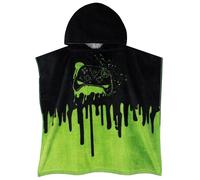 Harry Bear Gaming Towel Poncho, Gamer Hooded Towels For Kids, Cotton Kids Beach Towel and Swimming Towels, One Size, Black