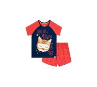 Harry Bear Girl's Cat Short Pyjamas in Red | Size: 10-11 Years Harry Bear Red 10-11 Years