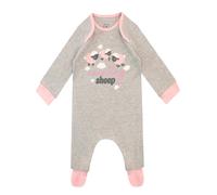 Harry Bear Girl's Counting Sheep Baby Sleepsuit in Grey | Size: 9-12 m Harry Bear Grey 9-12 m