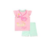 Harry Bear Girl's Dream High Glitter Flamingo Short Pyjamas in Pink | Size: 4-5 Years Harry Bear Pink 4-5 Years