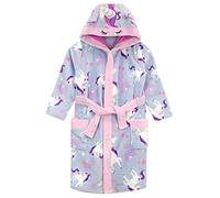 Harry Bear Girls Dressing Gown Unicorn Purple 11-12 Years