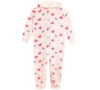 Harry Bear Girls Fleece Onesie Hearts
