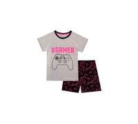 Harry Bear Girl's Gamer Short Pyjamas in Pink | Size: 10-11 Years Harry Bear Pink 10-11 Years
