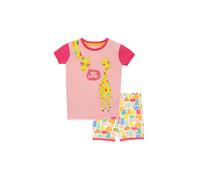 Harry Bear Girl's Hey Cutie Giraffe Short Pyjamas in Pink | Size: 18-24 m Harry Bear Pink 18-24 m