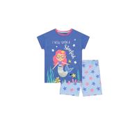 Harry Bear Girl's I Wish Upon A Starfish Mermaid Pyjamas in Purple | Size: 6-7 Years Harry Bear Purple 6-7 Years
