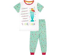 Harry Bear Girls Ice Cream Sundae Pyjamas Green Age 7 to 8 Years