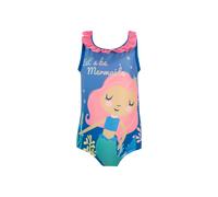 Harry Bear Girl's Let's Be Mermaids Swimsuit in Blue | Size: 9-10 Years Harry Bear Blue 9-10 Years