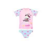 Harry Bear Girl's Life Is Sweet Sloth Swim Set in Pink | Size: 8-9 Years Harry Bear Pink 8-9 Years