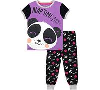Harry Bear Girls Panda Pyjamas Purple 11-12 Years