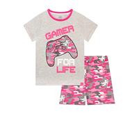 Harry Bear Girls Pyjamas Gaming Pink 8-9 Years