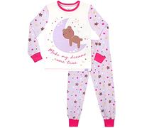 Harry Bear Girls Pyjamas Moon and Teddy Purple 5-6 Years