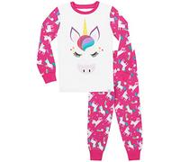 Harry Bear Girls Pyjamas Rainbow Glitter Unicorn Snuggle Fit