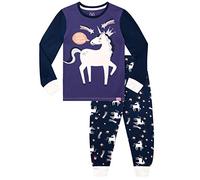 Harry Bear Girls Pyjamas Snuggle Fit Unicorn Purple 3-4 Years