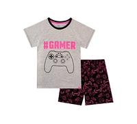 Harry Bear Girls Short Pyjamas Gamer Multicoloured 7-8 Years