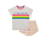 Harry Bear Girls Short Pyjamas Rainbow Multicoloured 6-7 Years