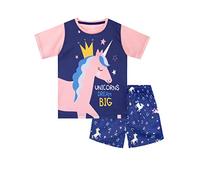 Harry Bear Girls Short Pyjamas Unicorn