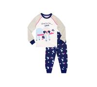 Harry Bear Girl's Sleeping Like A Sloth Cosy Snuggle Fit Pyjamas in Purple | Size: 3-4 Years Harry Bear Purple 3-4 Years