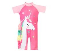 Harry Bear Girls Surfsuit Unicorn Pink 3-4 Years
