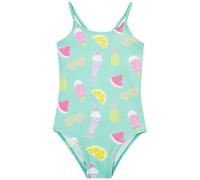 Harry Bear Girls Swimming Costume | Ice Cream Girls Swimsuit | One Piece Swimsuit for The Beach Or Pool | Green 8-9 Years