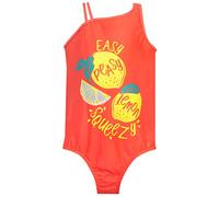 Harry Bear Girls Swimsuit Lemon Orange 7-8 Years