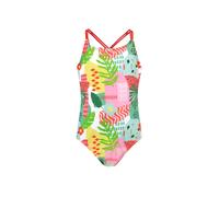 Harry Bear Girl's Tropical Pattern Swimsuit in Pink | Size: 8-9 Years Harry Bear Pink 8-9 Years