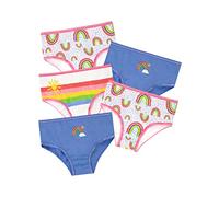 Harry Bear Girls Underwear Pack of 5 Rainbow Multicoloured 6-7 Years