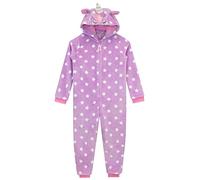 Harry Bear Girls Unicorn Onesie With 3D Ears - Purple 3-4 Years