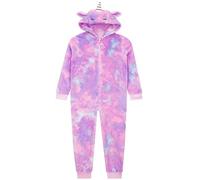 Harry Bear Girls Unicorn Onesie With 3D Ears - Purple, 7-8 Years
