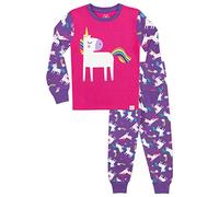 Harry Bear Girls Unicorn Pyjamas Snuggle Fit Multicoloured Age 9 to 10 Years