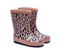 Harry Bear Girls Wellies Animal Print Pink Size 10