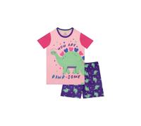Harry Bear Girl's You Are Rawrsome Dino Short Pyjamas in Purple | Size: 5-6 Years Harry Bear Purple 5-6 Years