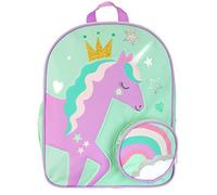 Harry Bear Kids Backpack Princess Unicorn Green