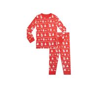Harry Bear Kids Christmas Pyjamas in Red | Size: 6-7 Years Harry Bear Red 6-7 Years