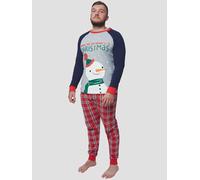 Harry Bear Men's Mens Christmas Pyjamas in Grey | Size: XL Harry Bear Grey XL